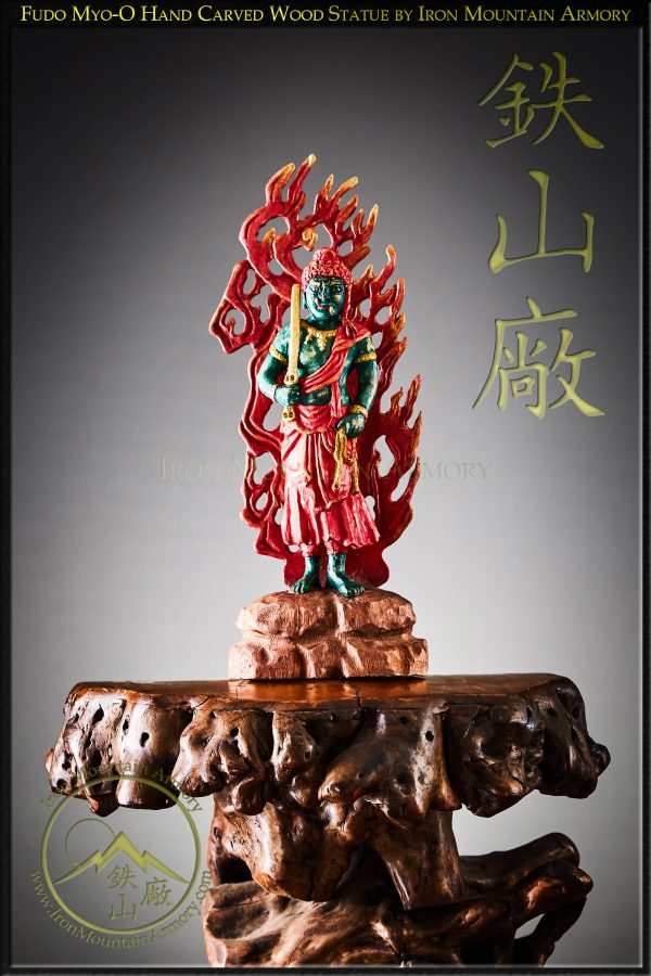 Fudo Myo-o Wooden Maedate / Statue <em>(Limited Edition)</em> - Image 2