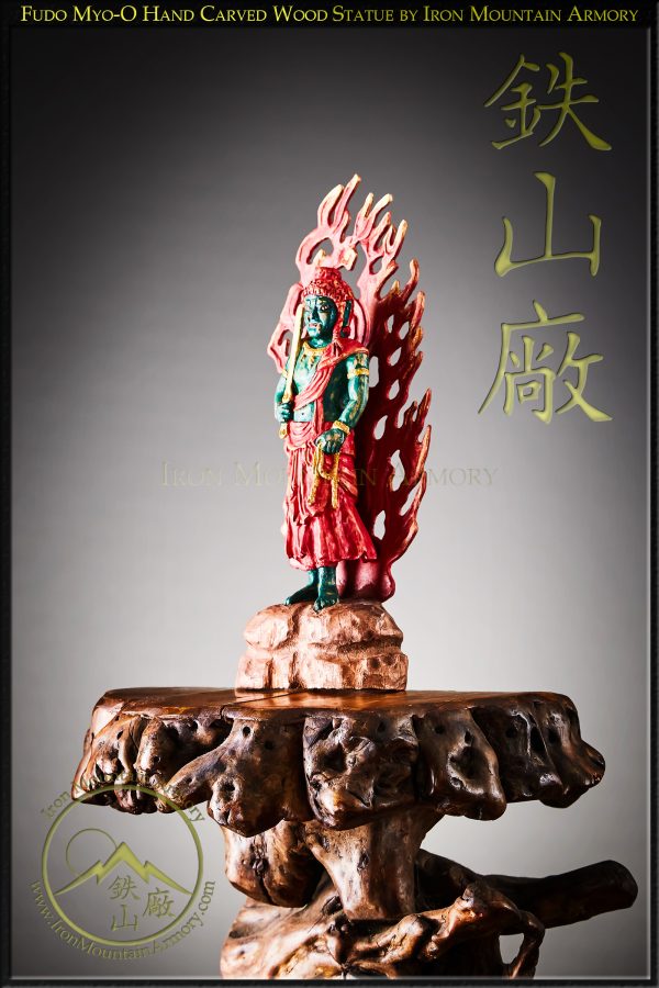 Fudo Myo-o Wooden Maedate / Statue <em>(Limited Edition)</em>