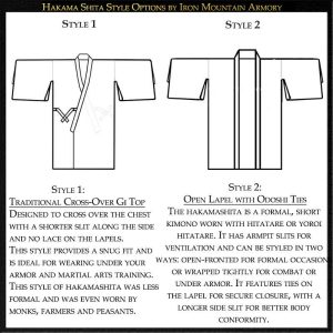 Hakama Shita Style Options by Iron Mountain Armory