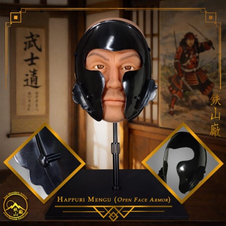Happuri Mengu Open Face Samurai Armor by Iron Mountain Armory