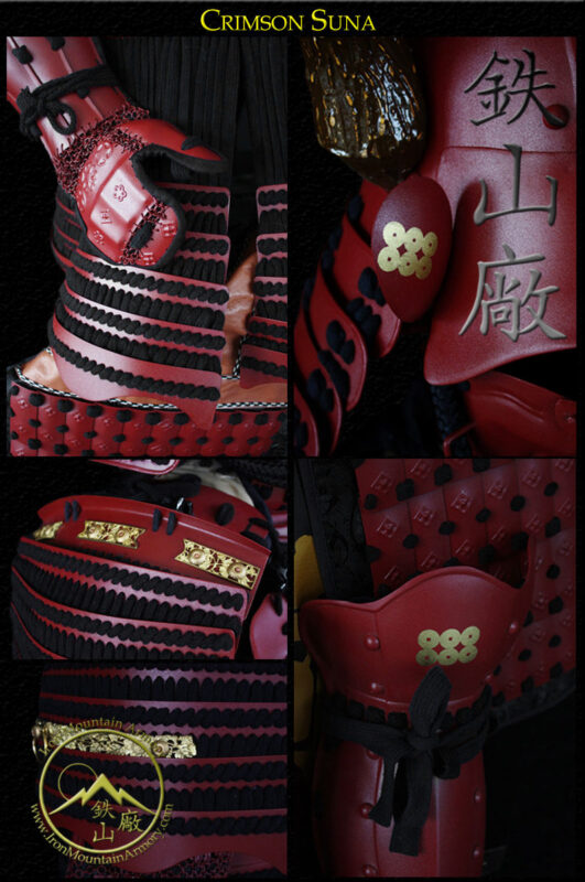 Samurai Armor Crimson Suna Color and Finish
